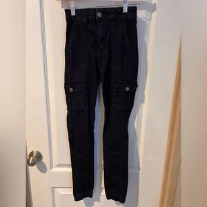 V.I.P. Size 00 dark blue cargo joggers.